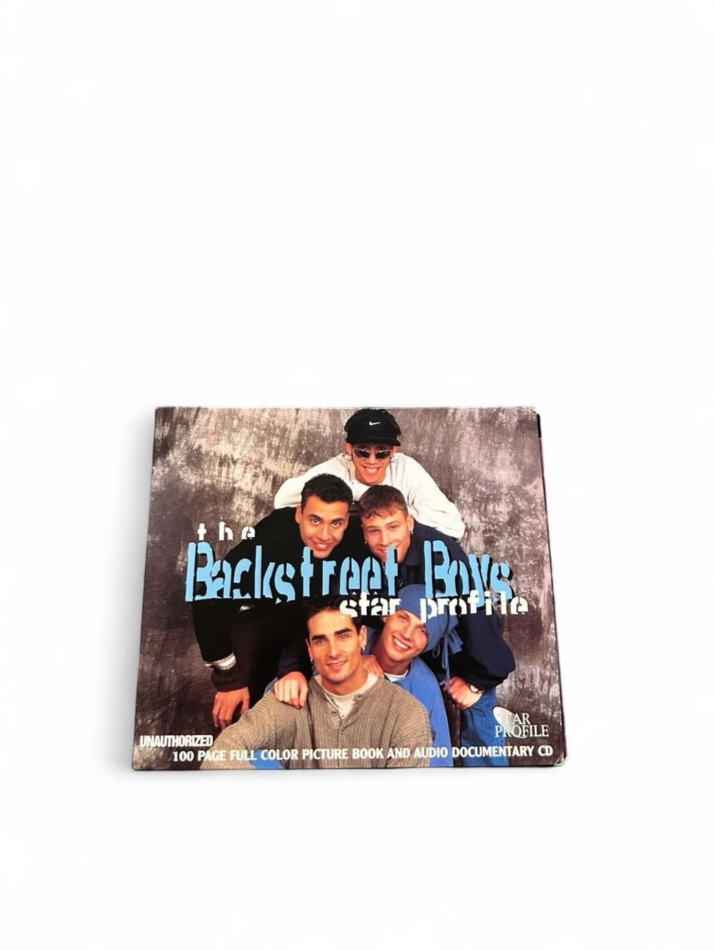 Vintage 1997 Backstreet Boys Star Profile Book + Audio CD Rare Y2K Collectible